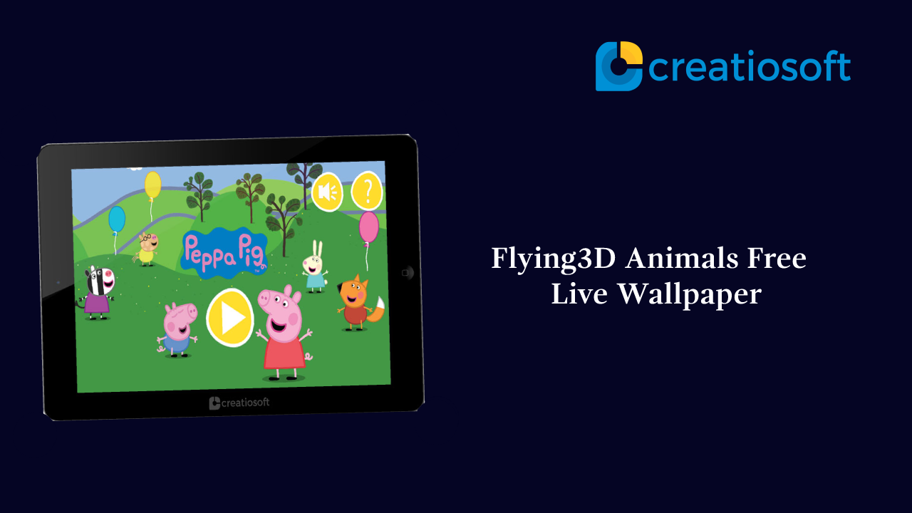 FLYING 3D ANIMALS FREE LIVE WALLPAPER