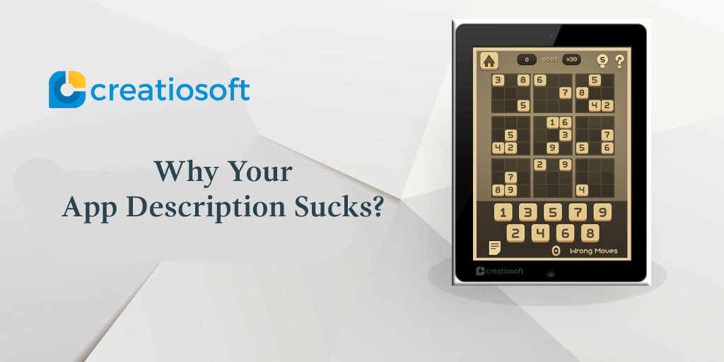 WHY YOUR APP DESCRIPTION SUCKS