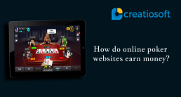 How do online poker websites earn money?