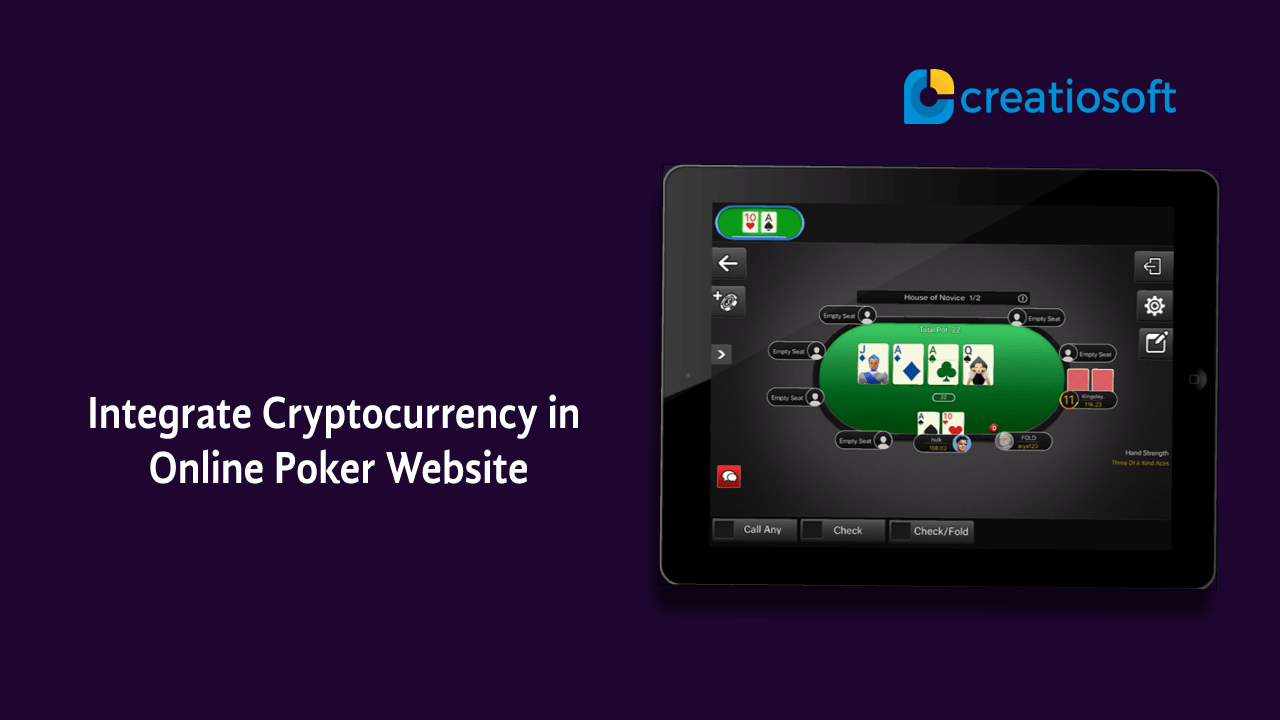 Integrate Crypto Currency in Online Poker Website