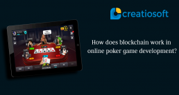 How does blockchain work in online poker game development?