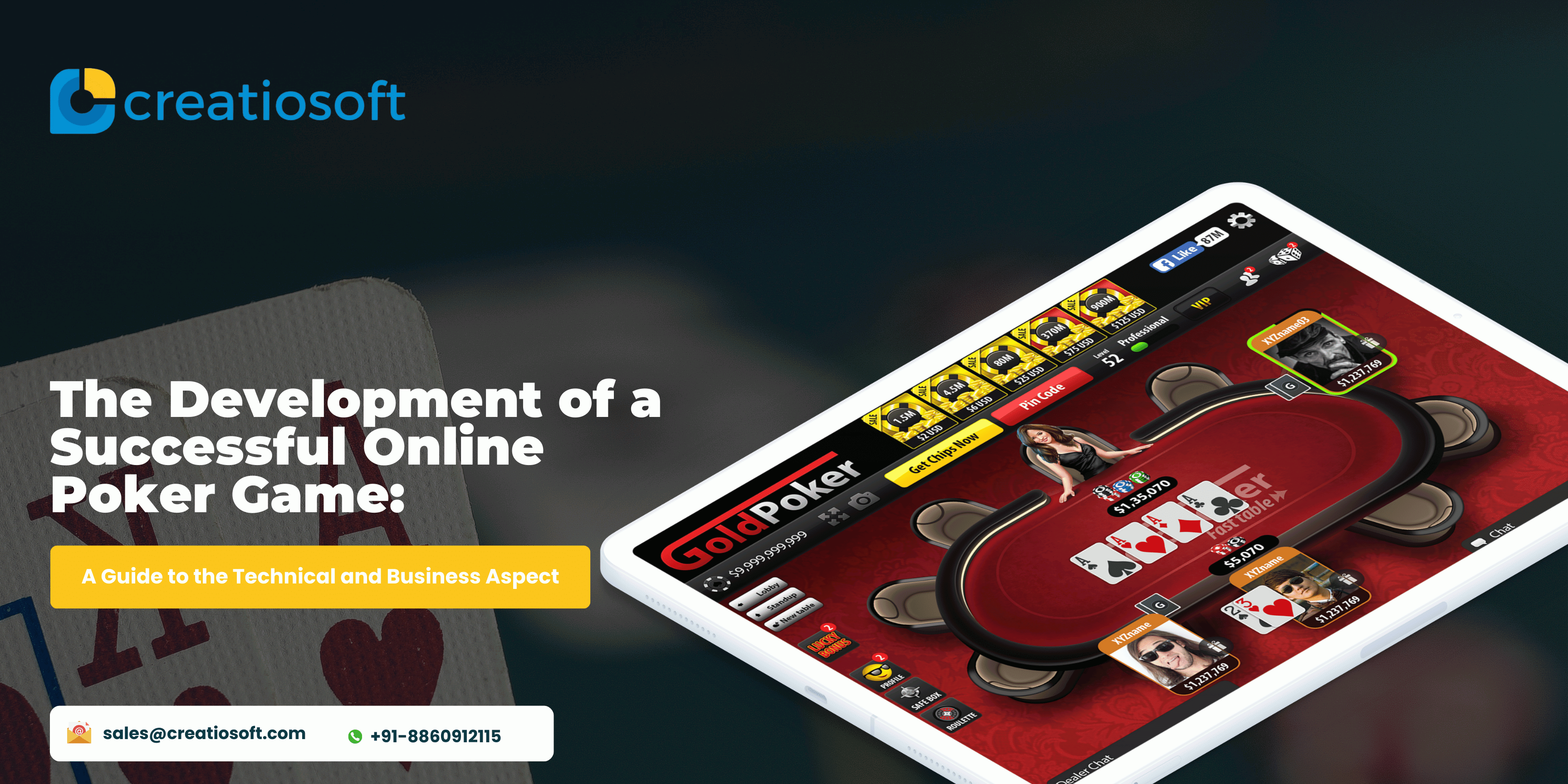 Insights of Online Poker Game Developments Trends