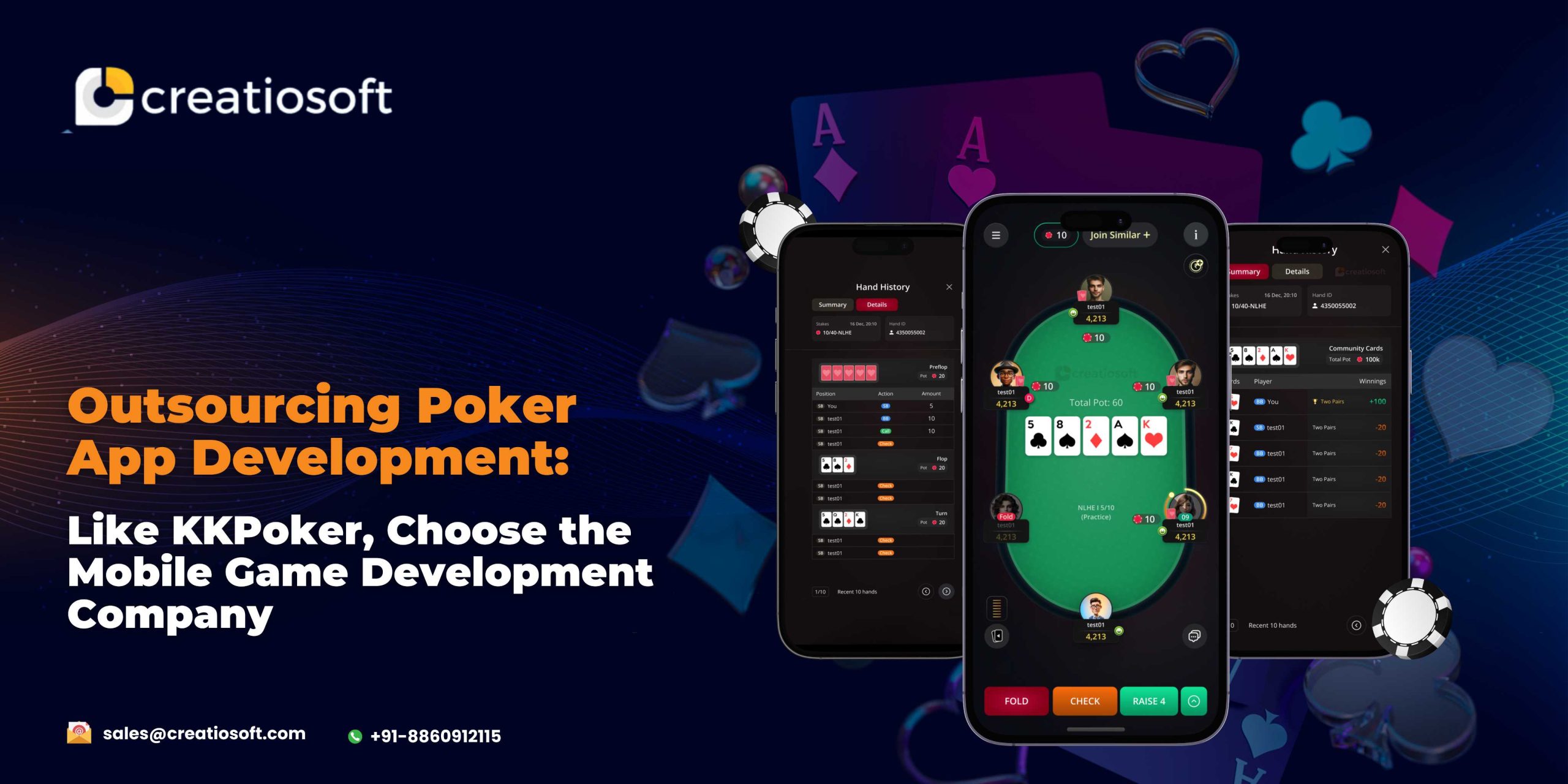 outsourcing poker app development