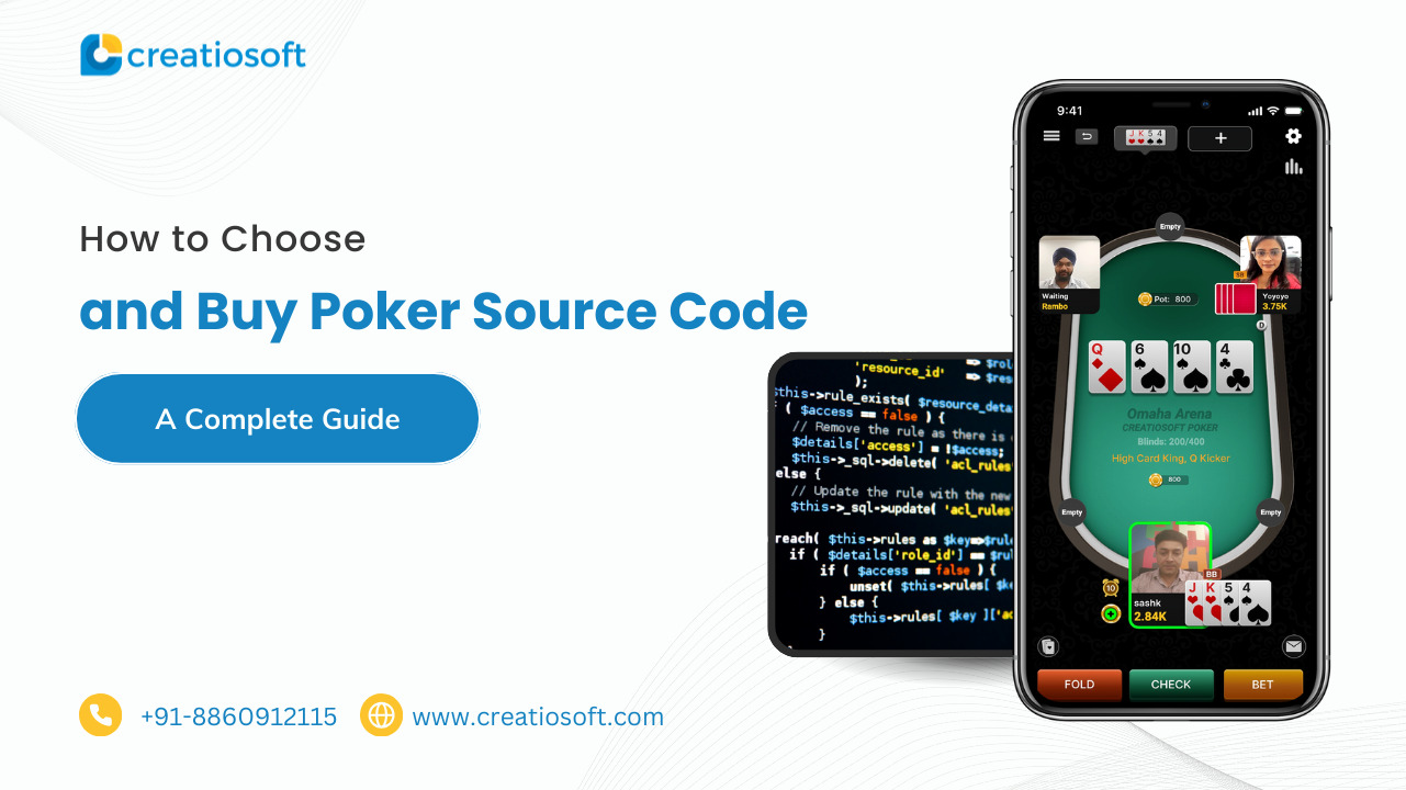 Poker source code buying guide