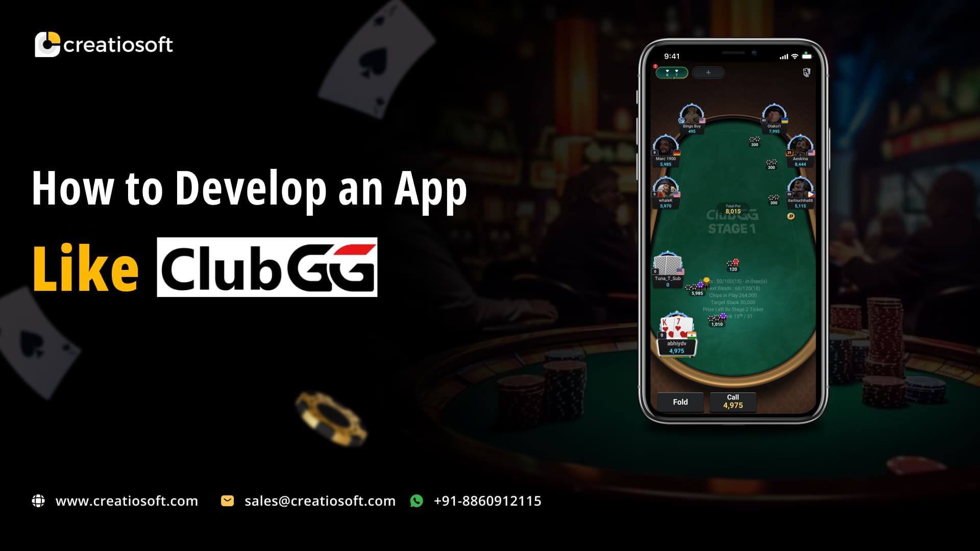 Develop an App Like ClubGG Poker